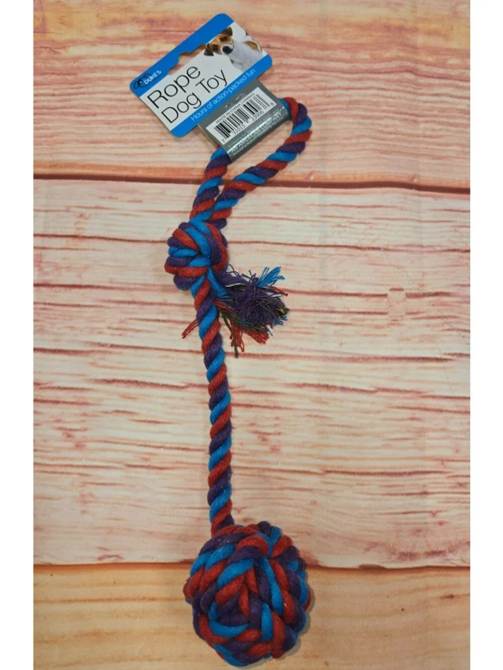 Dukes Pet Knotted Dog Pull Rope Toy 3 Pack Set